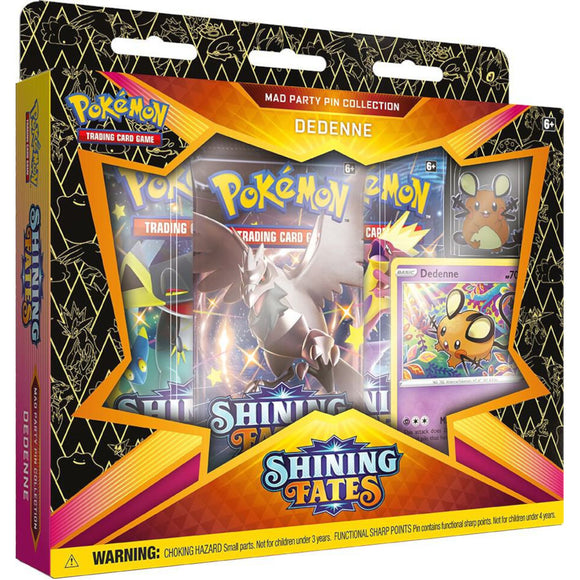 Shining Fates Mad Party Pin Collection [Dedenne] - Shining Fates (SHF)