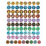 Chinese Prismatic Badge Set